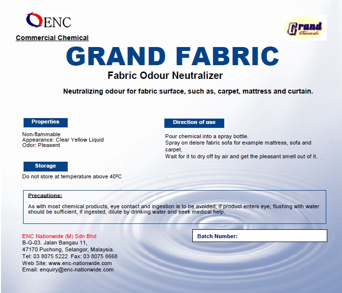 Fabric Odour Neutralizer